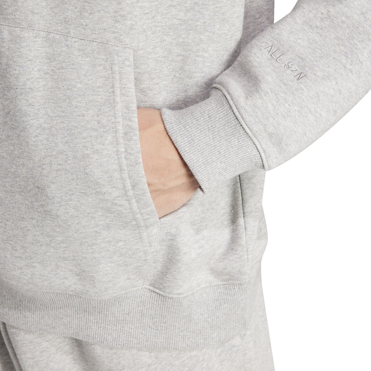 Sweat à capuche All SZN gris chiné, ADIDAS SPORTSWEAR