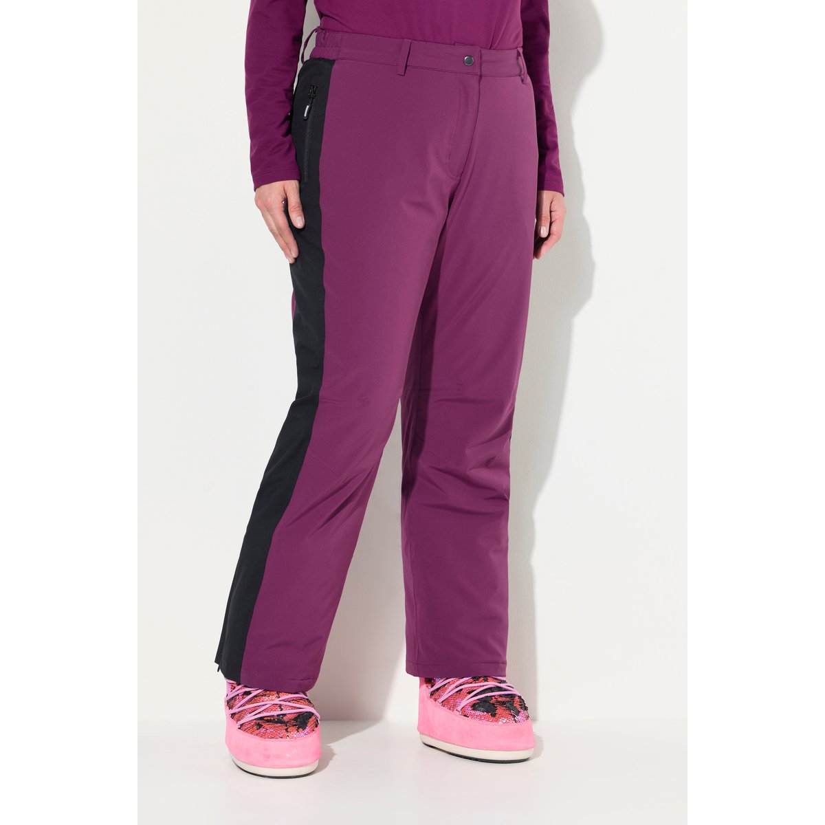 Pantalon technique chaud et imperméable rose vif baies, ULLA POPKEN