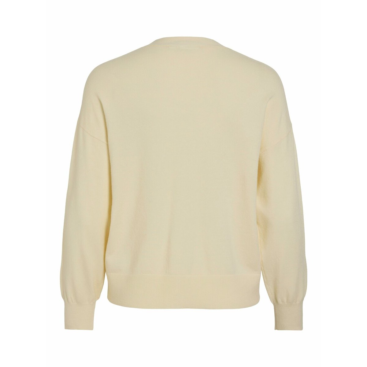 Gilet col v boutonné avec détail cœurs poitrine beige, VILA