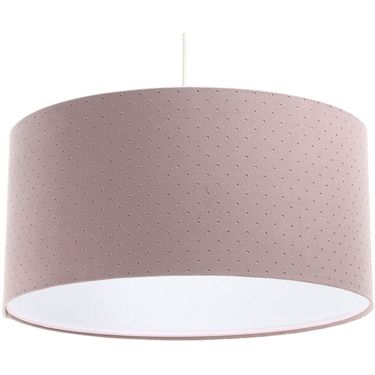Suspension en tissu, JASMINE matellasé rose intérieur blanc, BPS KONCEPT