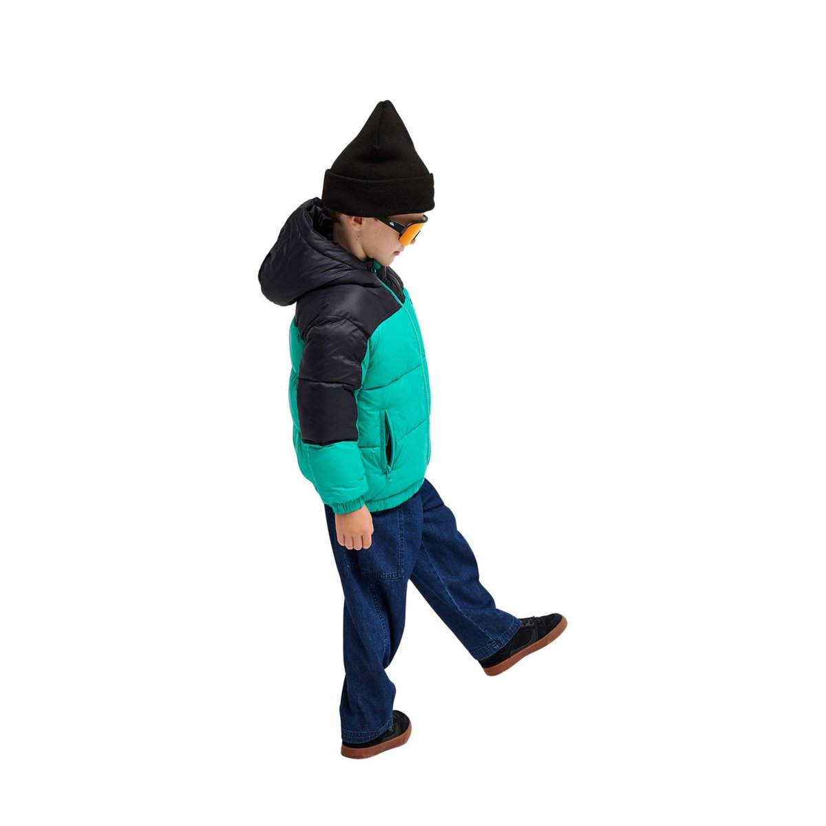 Doudoune à capuche COLD DAYS vert deep green, QUIKSILVER