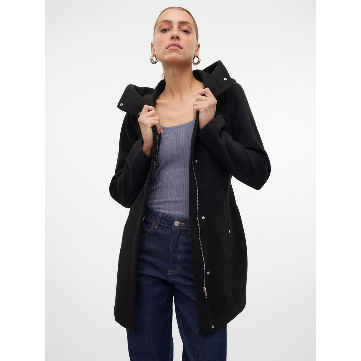 Manteau noire - black, VERO MODA