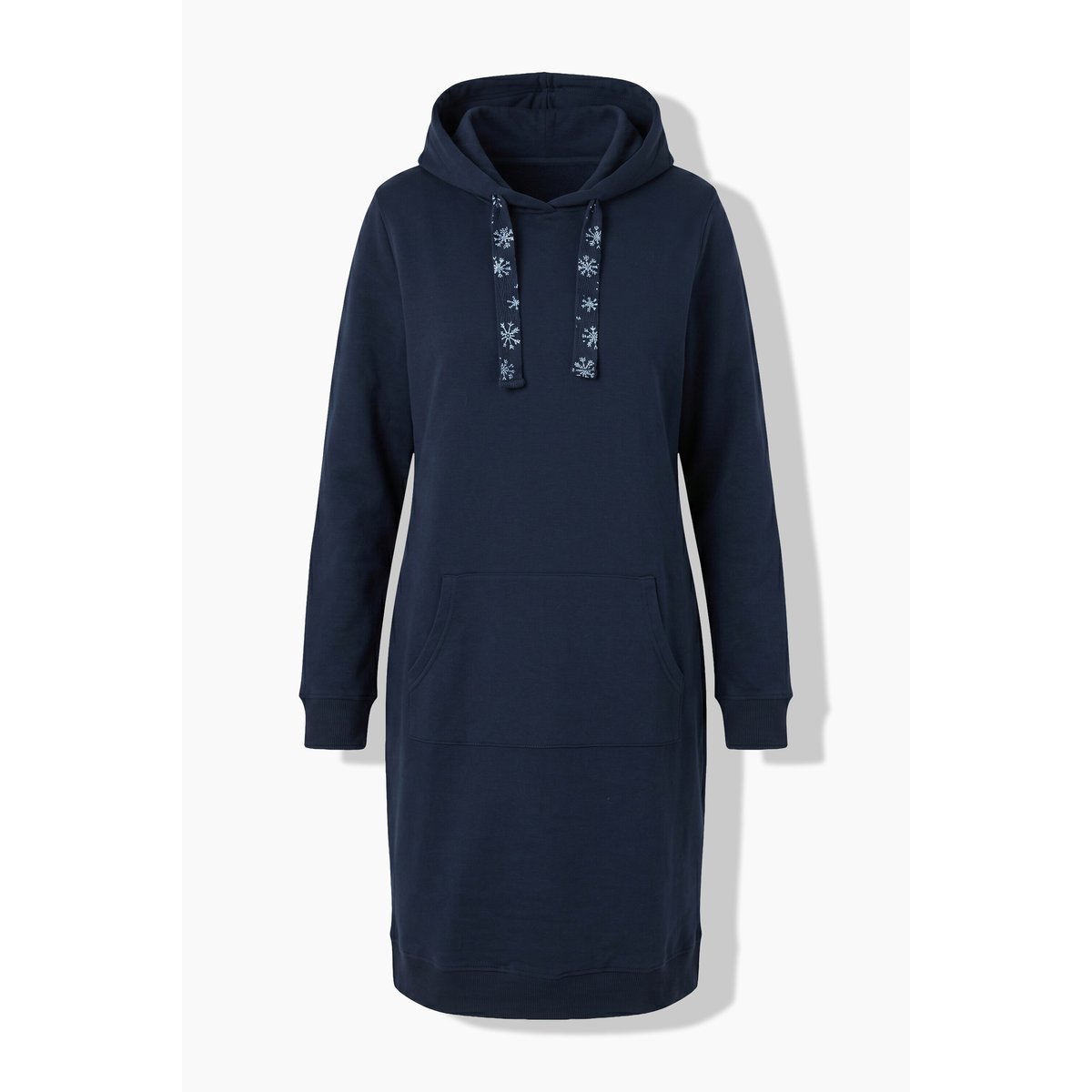 Robe en molleton marine, ULLA POPKEN