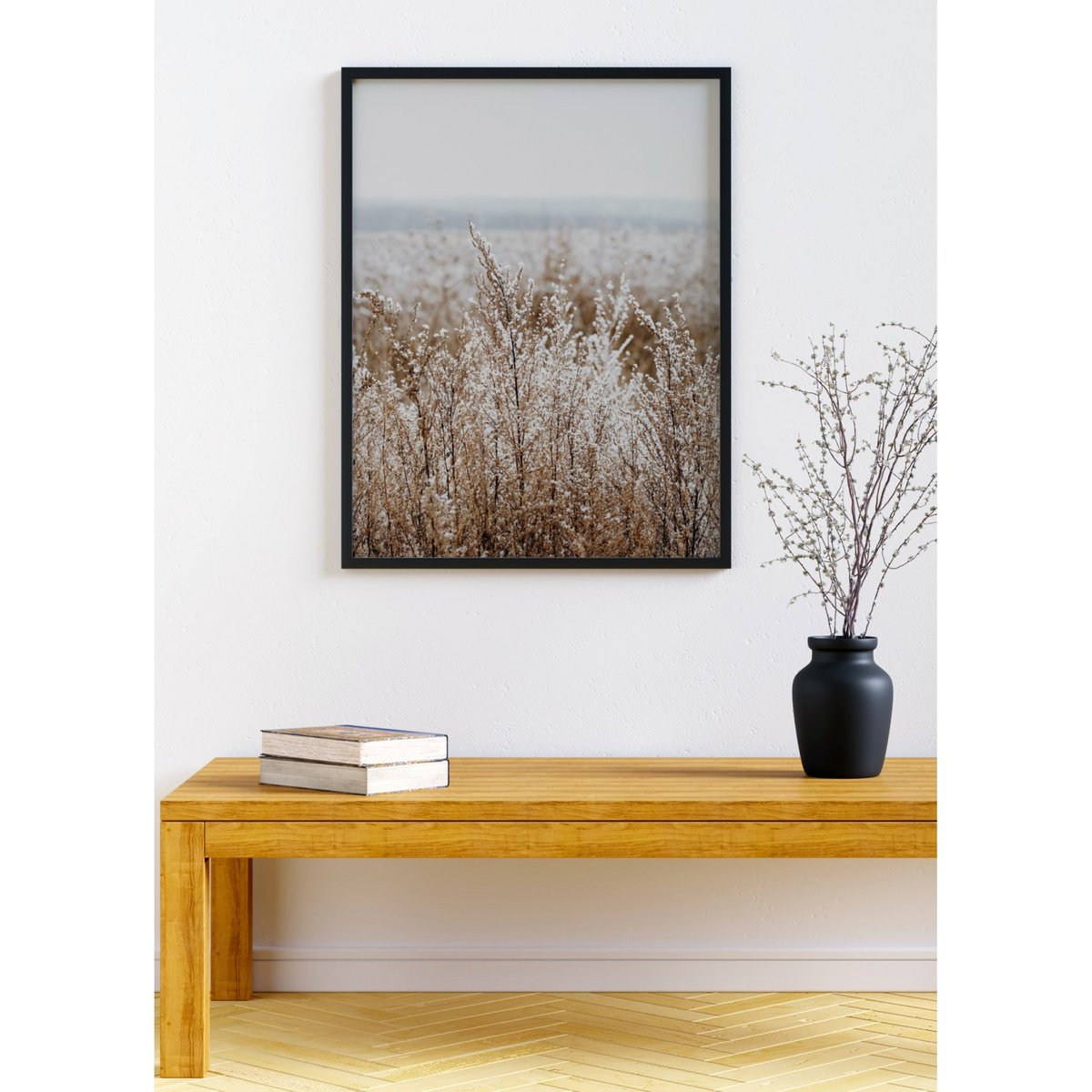 Poster Nature Winter 2 blanc, L'AFFICHERIE