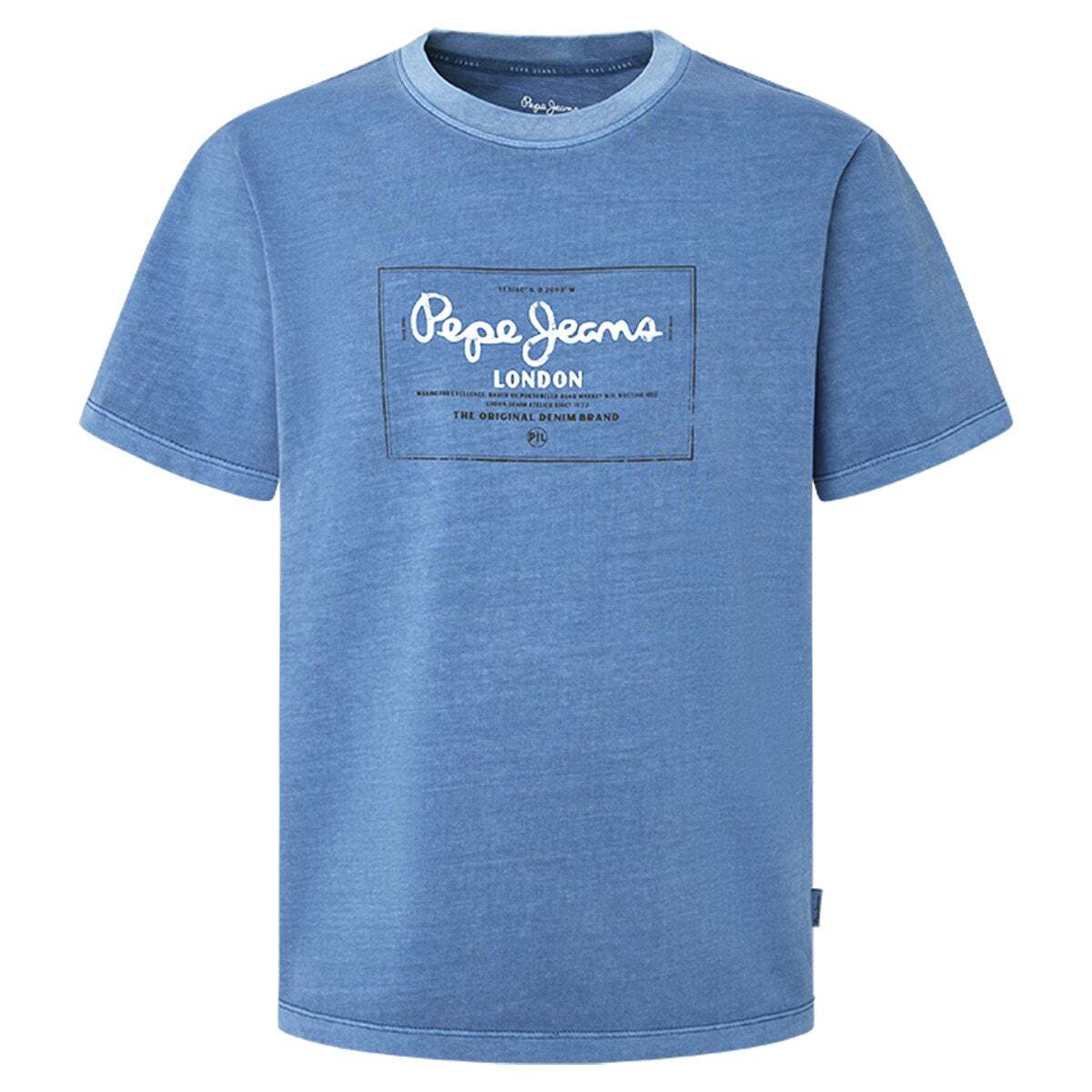T-Shirt Coupe Regular Avec Logo bleu union, PEPE JEANS