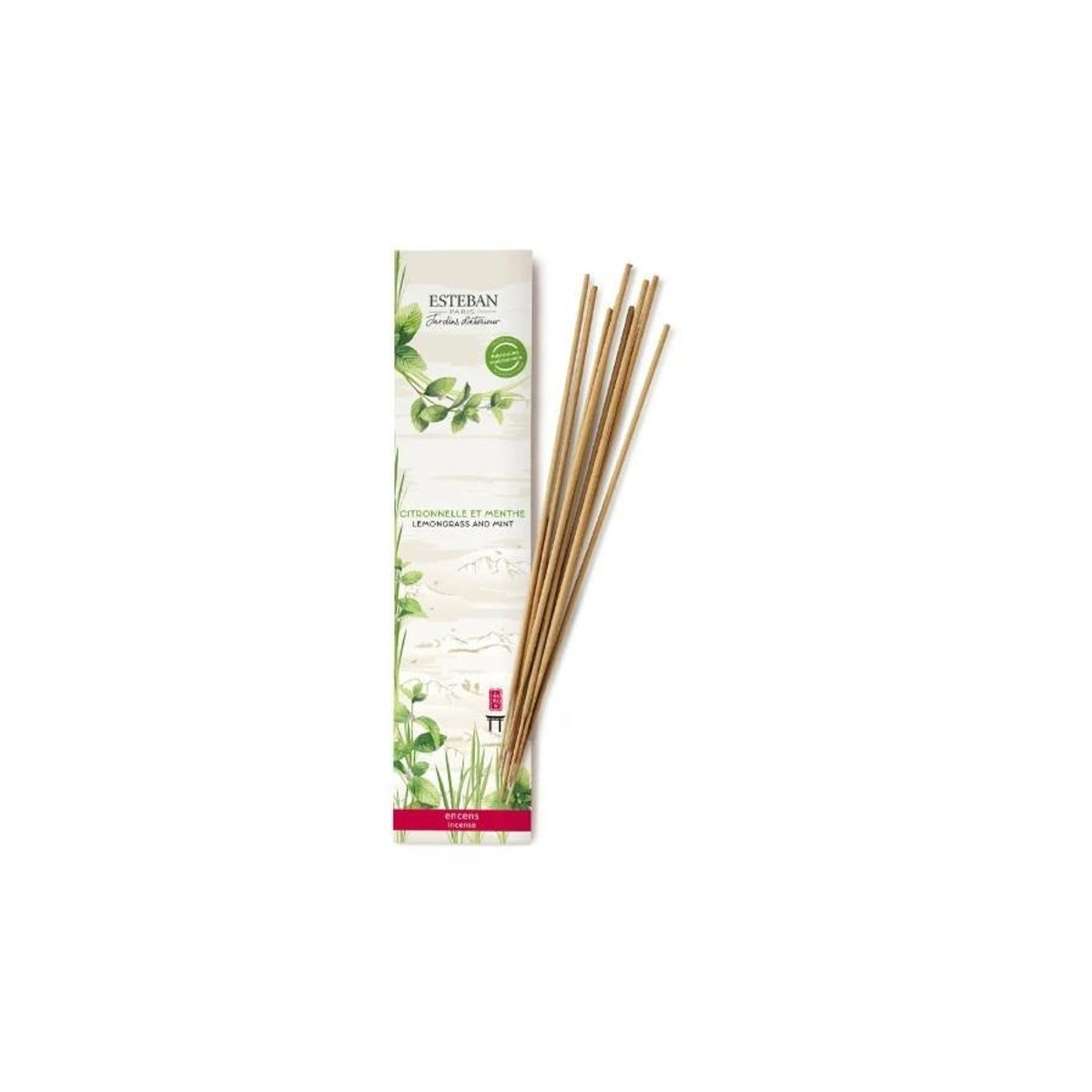 Parfum d'intérieur - Encens Citronnelle et Menthe marron, ESTEBAN