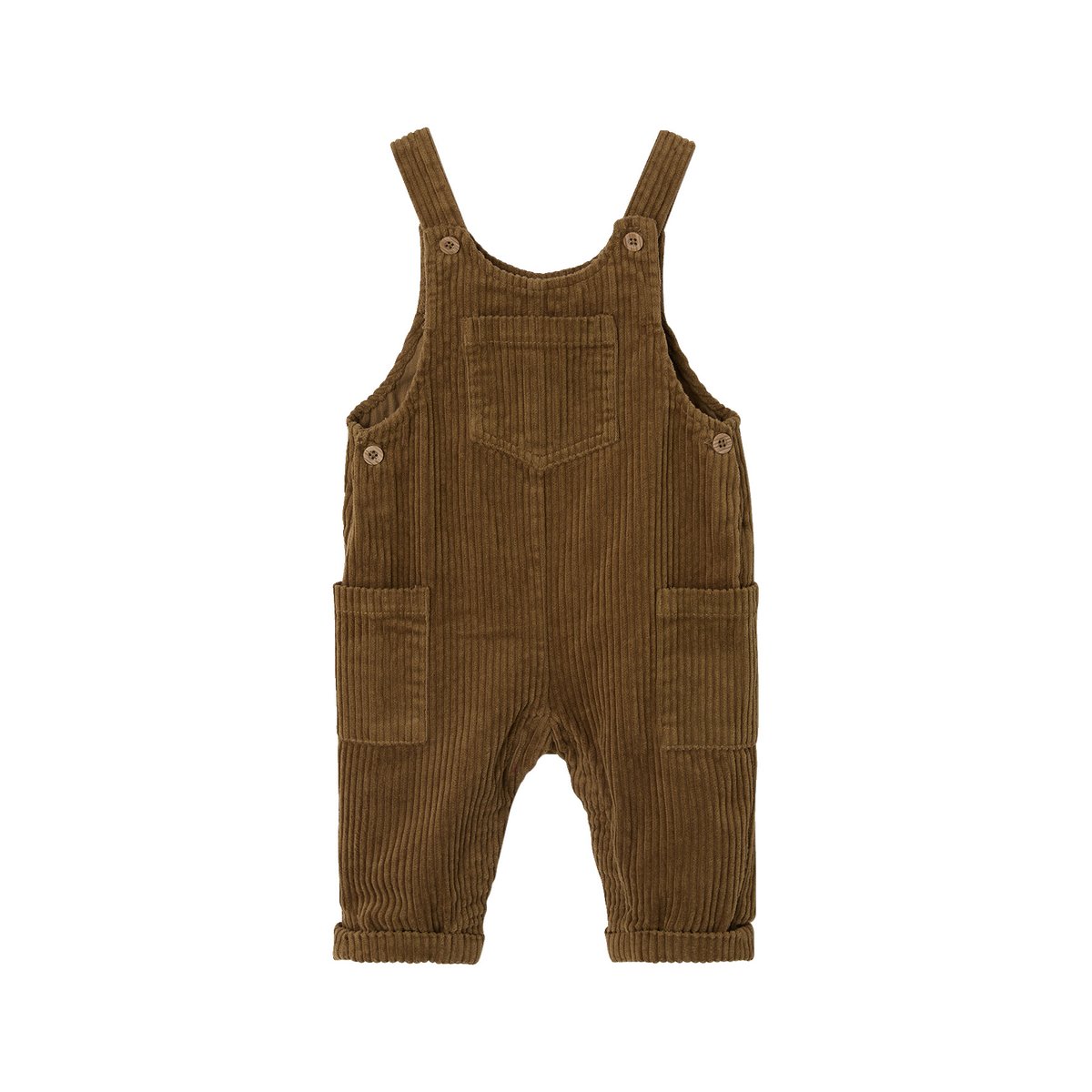 Ensemble salopette chemise olive, VERTBAUDET
