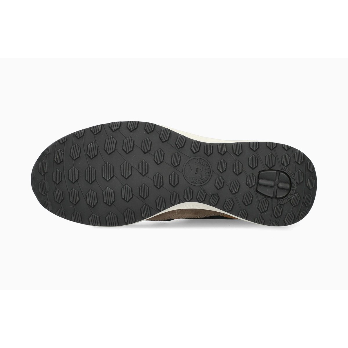 Baskets en cuir textile DRISS gris warm grey 5145, MEPHISTO