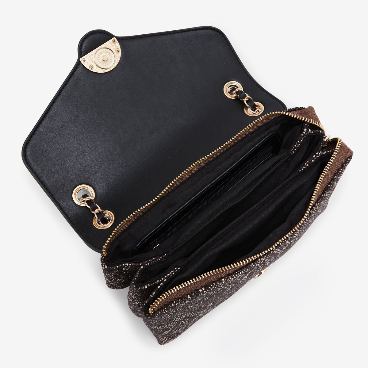 Sac multi poches Roxana doré,gun, LOLLIPOPS