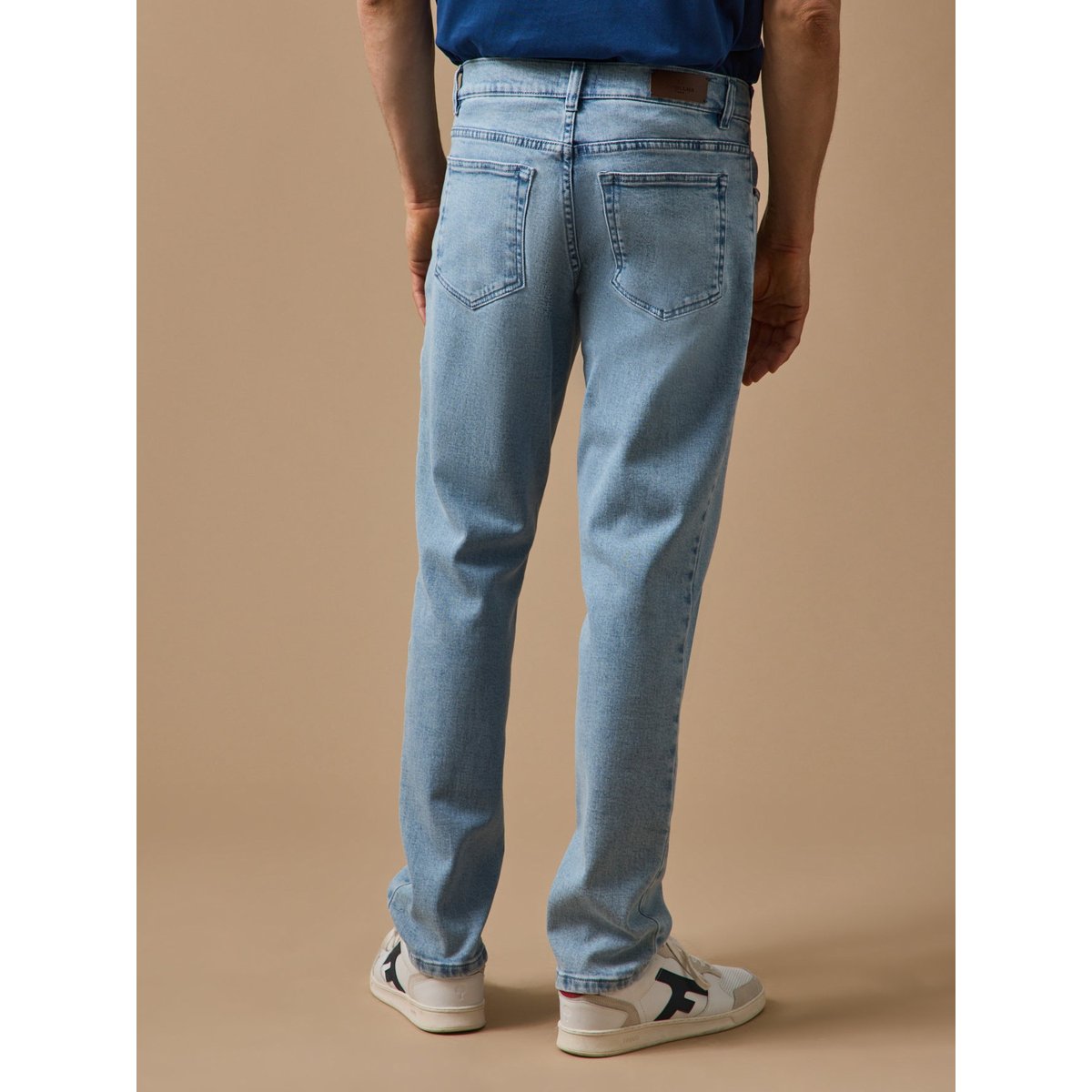 Jean regular  coton biologique denim bleach, CYRILLUS