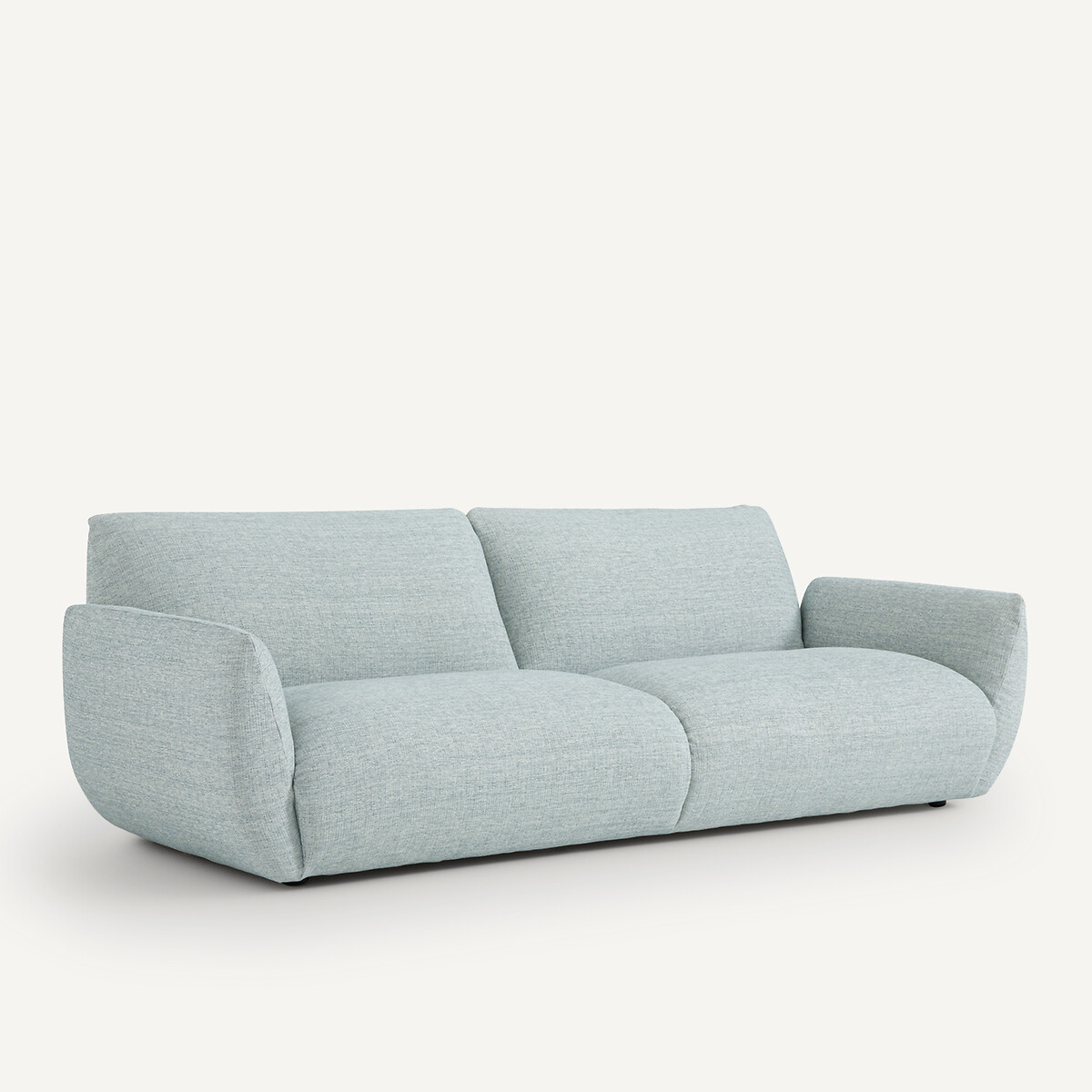 Sofa in gemêleerd canvas, Spogano grijsblauw, AM.PM