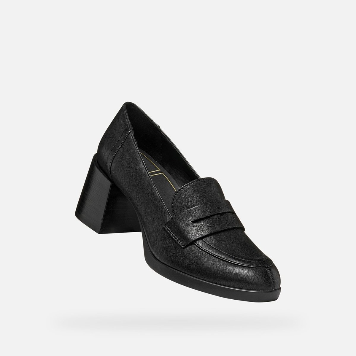 Mocassins à talons, WALK PLEASURE 55T noir, GEOX