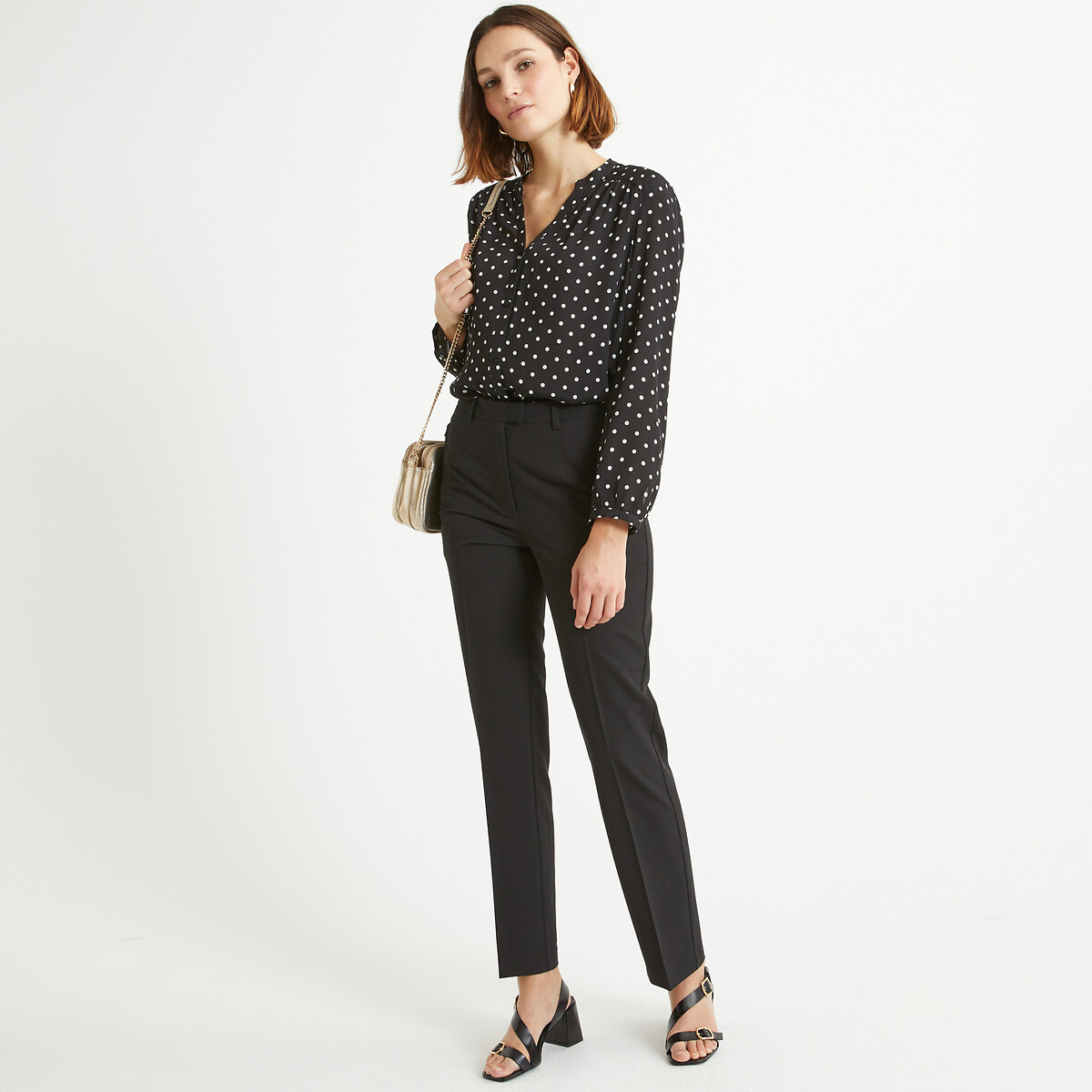 Straight Trousers black, ANNE WEYBURN