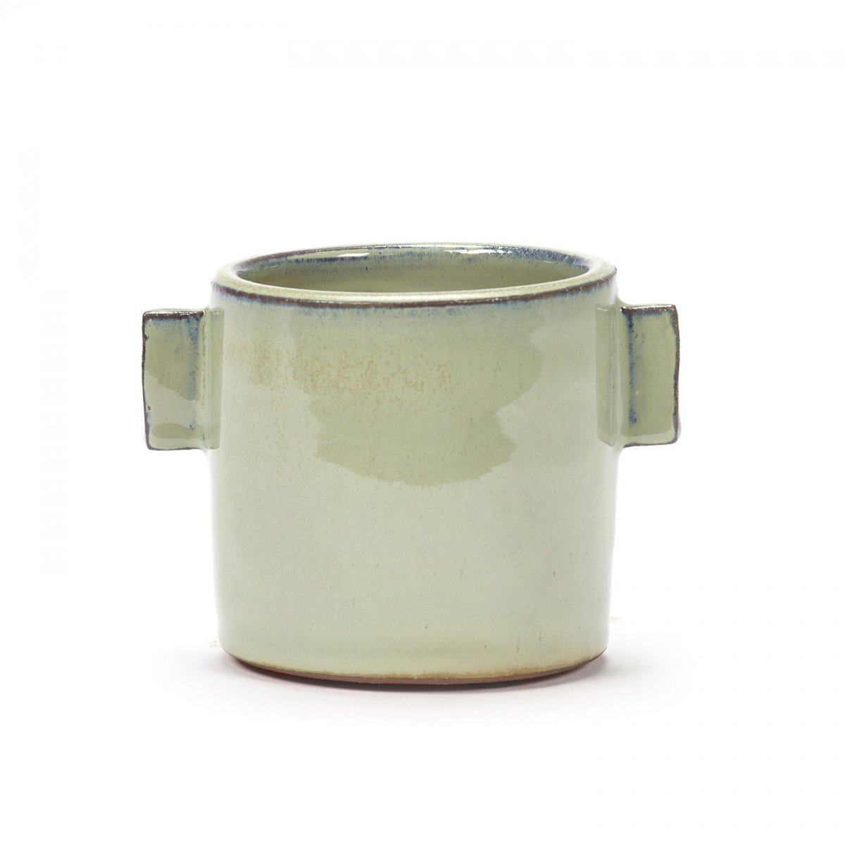 Pot de Fleurs Faïence Small gris, SERAX