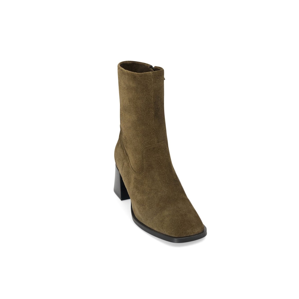 Boots À Talon en cuir JAIPUR kaki, MELLOW YELLOW