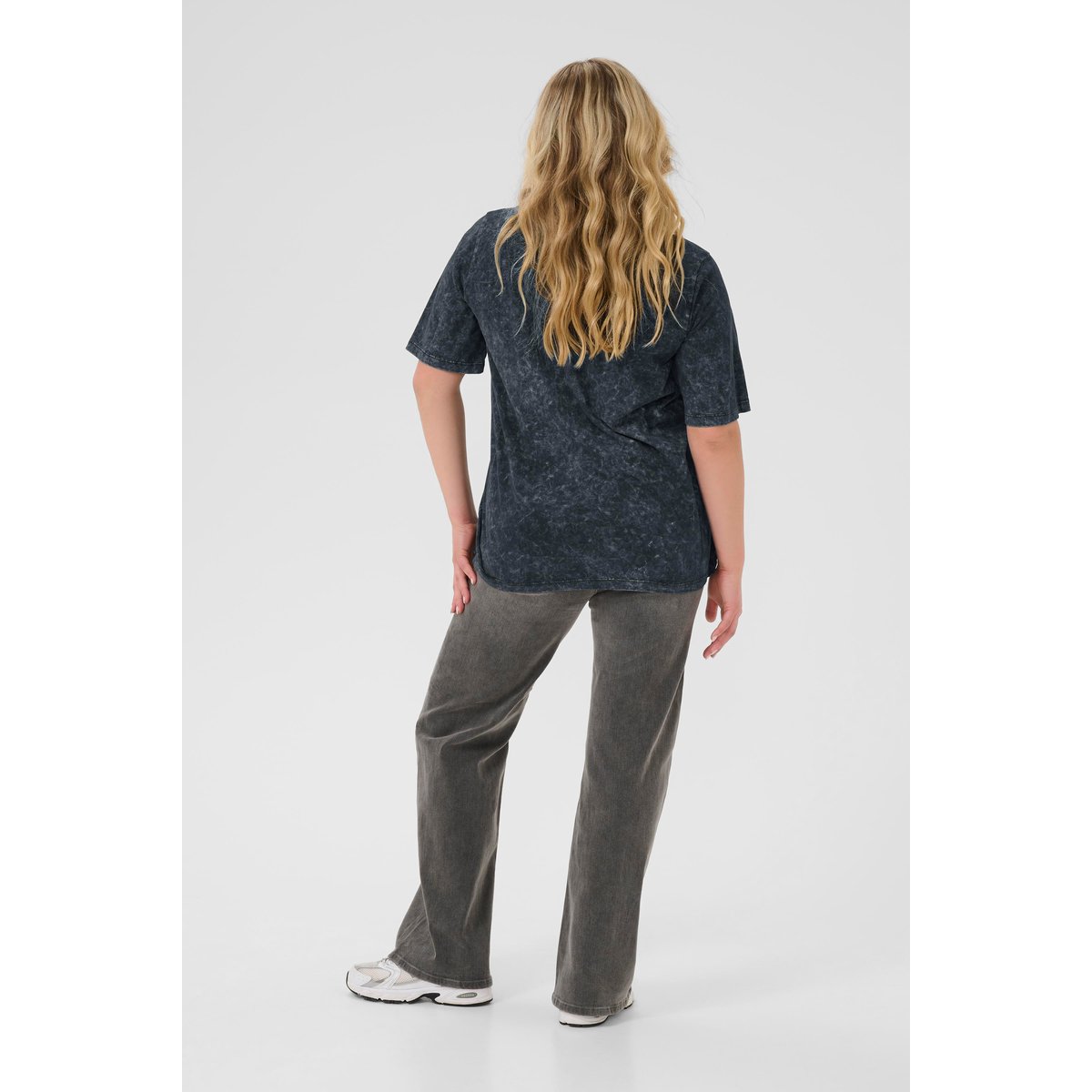 T-shirt à manches courtes noir black deep, KAFFE CURVE