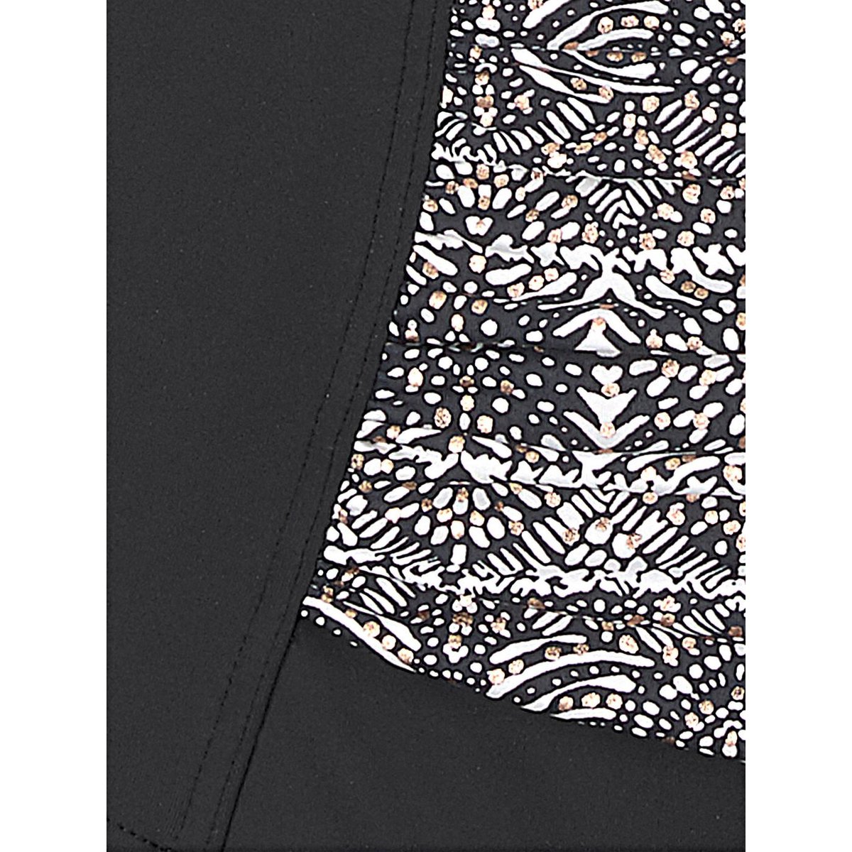 Maillot de bain une pièce amincissant Giselle noir/blanc, LASCANA