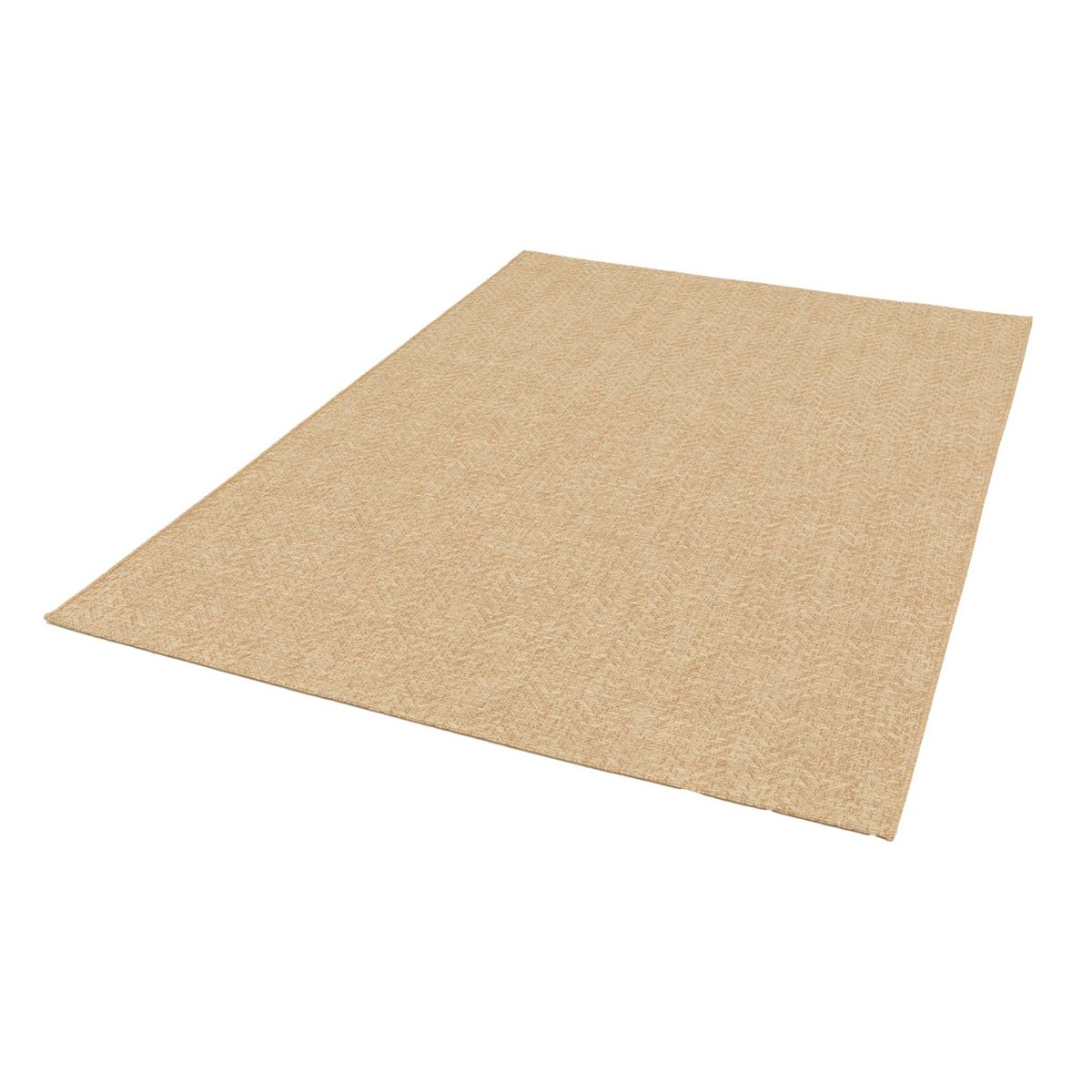 Tapis intérieur rectangulaire OLIVER effet jute coloris naturel, SWEEEK