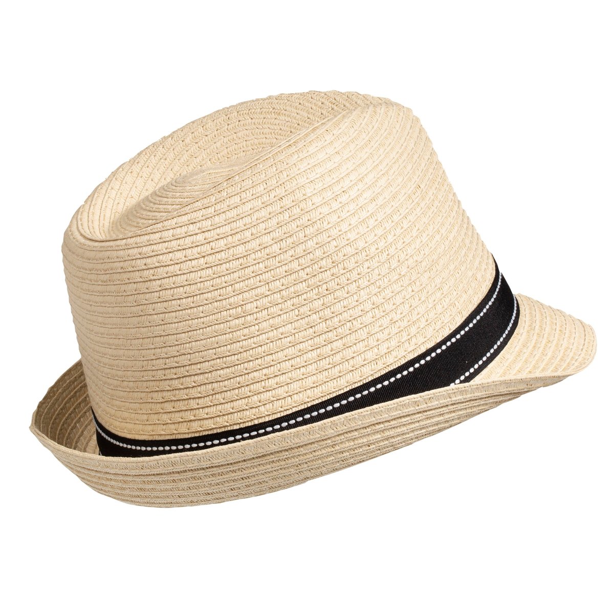 Chapeau trilby, ajustable tour de tête noir surpiqué, ISOTONER