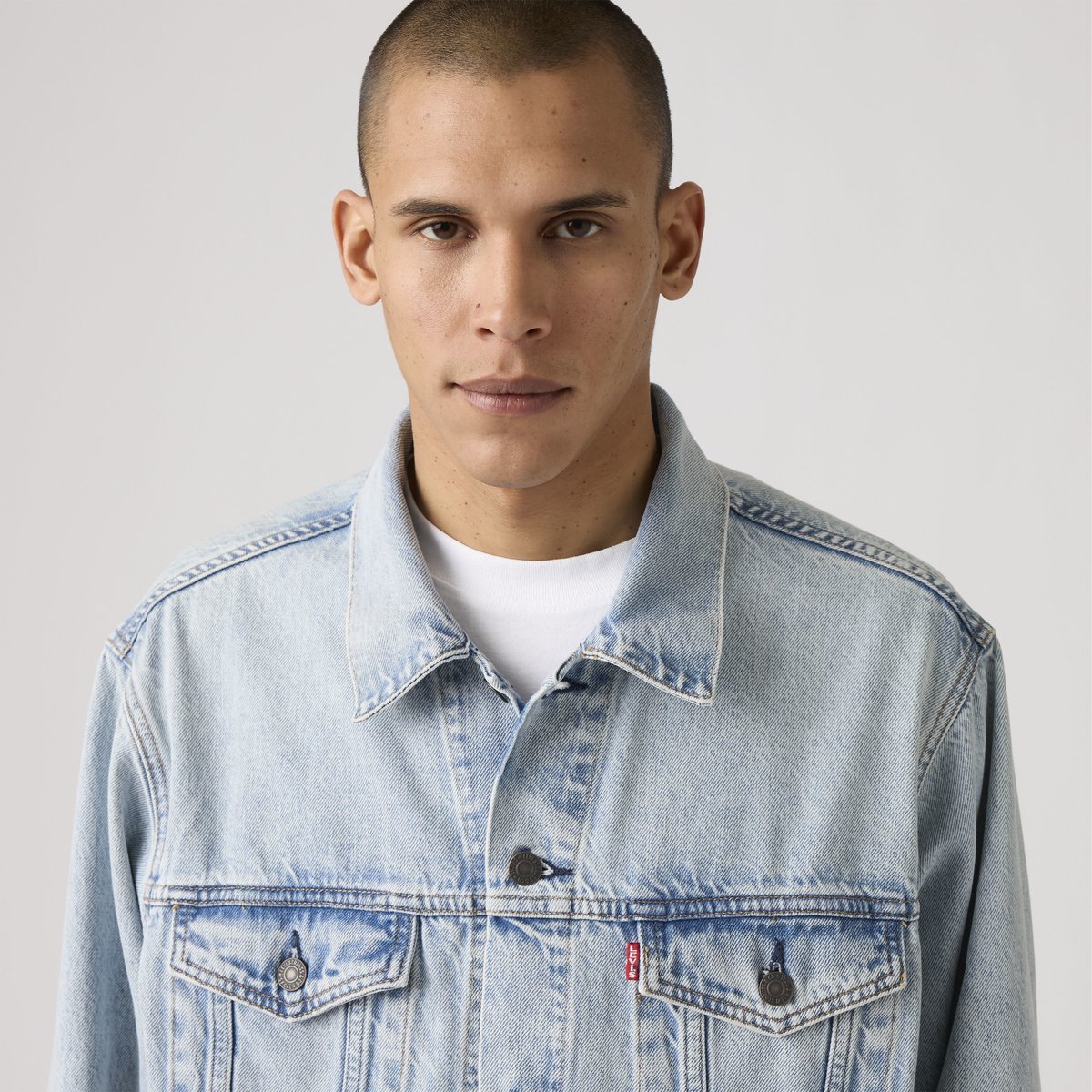 Veste trucker Type III coupe ample bleu - brightside trk, LEVI'S