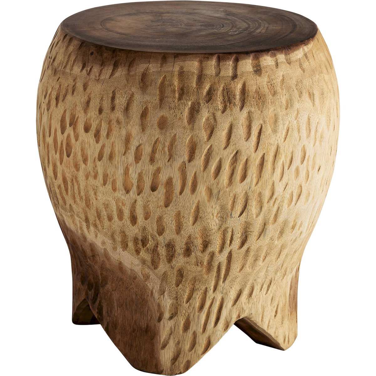 Table basse en bois suar finition vieillie marron vieilli bois naturel, RECOLLECTION
