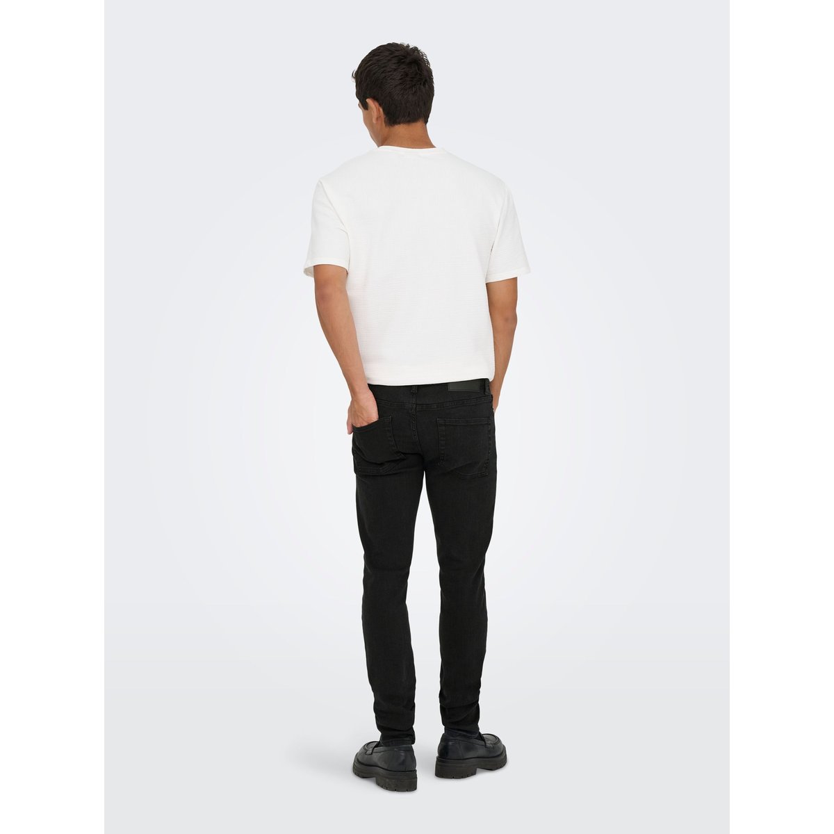 Jean Slim black denim, ONLY & SONS