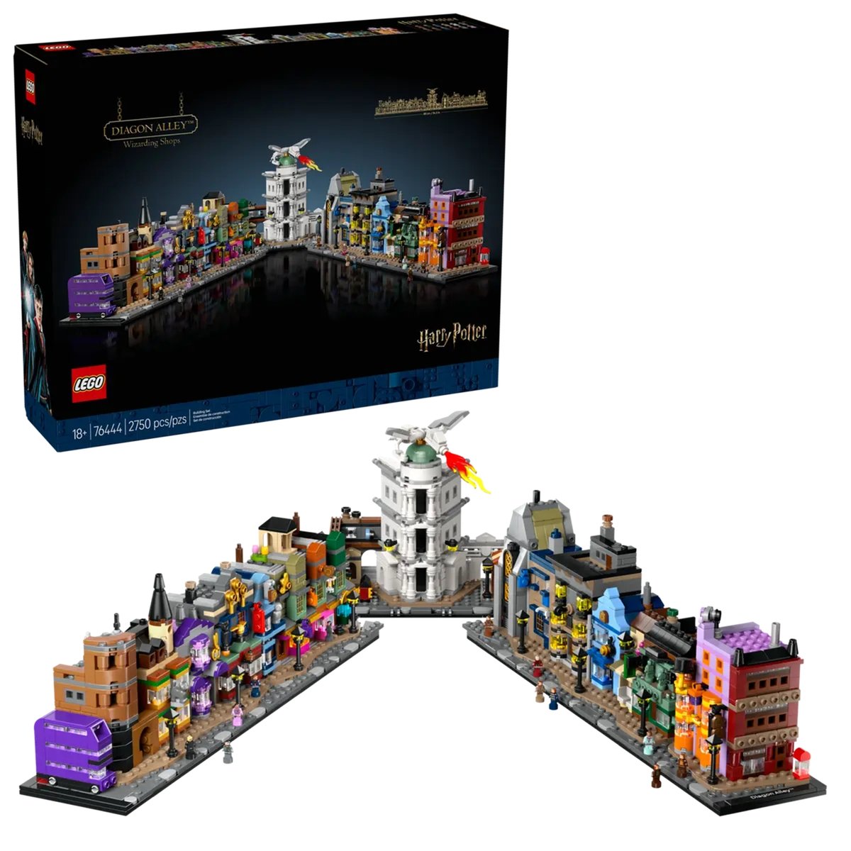 Harry Potter Les boutiques magiques du Chemin de Traverse multicolore, LEGO
