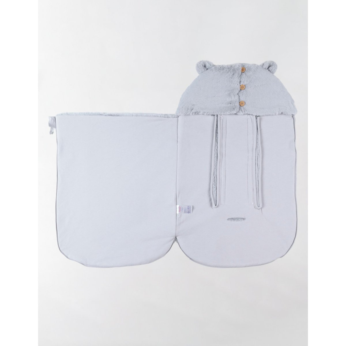 Nid d'ange en Groloudoux®gris clair gris, NOUKIE'S