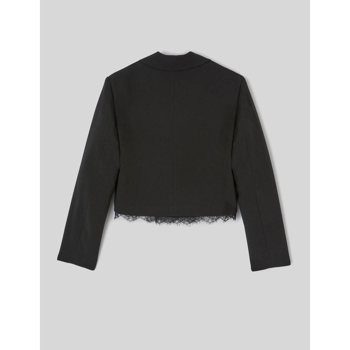 Veste tailleur courte dentelle noir, BZB
