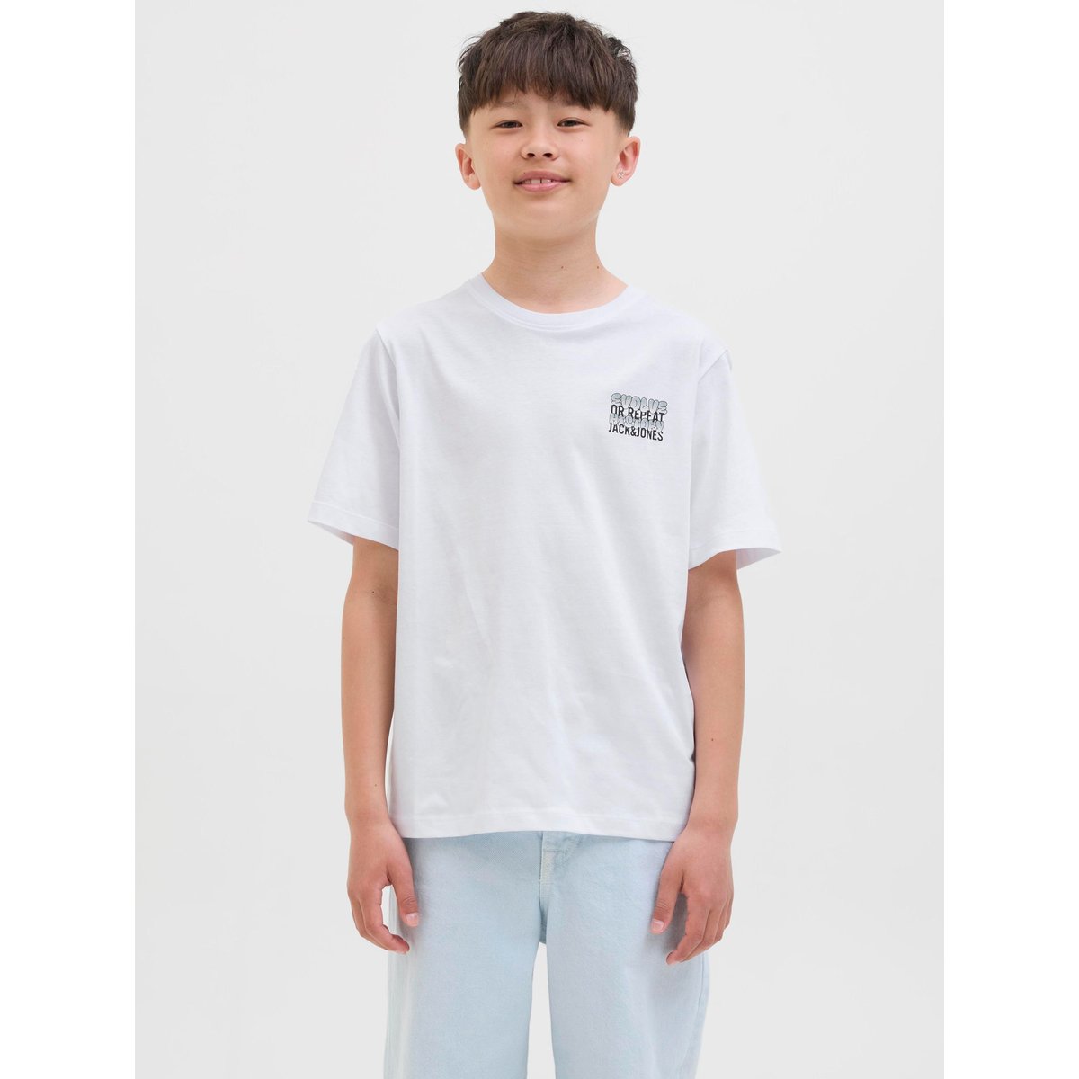 T-Shirt white, JACK & JONES JUNIOR