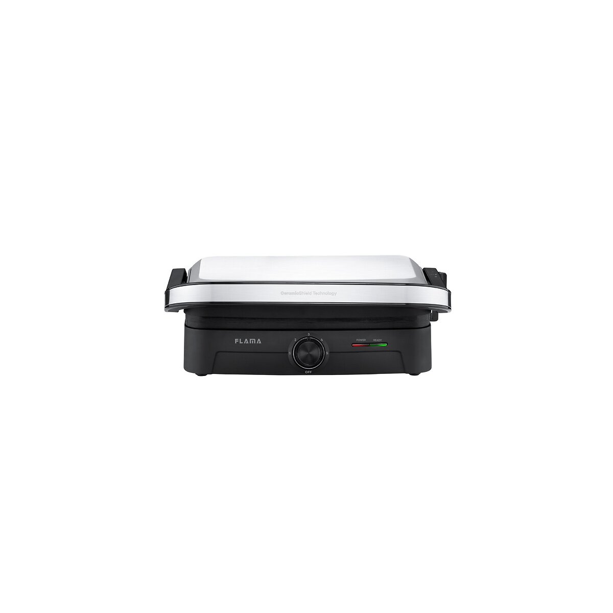 Grelhador Elétrico de Placas Inox HeatEasy 1500W 4422FL, FLAMA inox, FLAMA