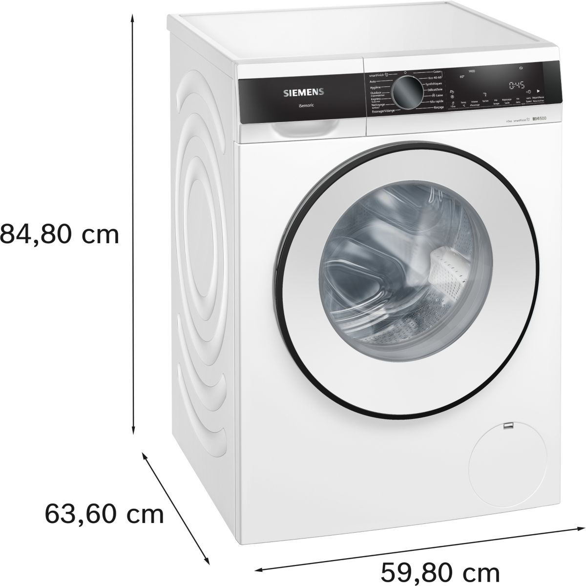 Lave linge hublot WG44G2F1FR iQ500 couleur unique, SIEMENS