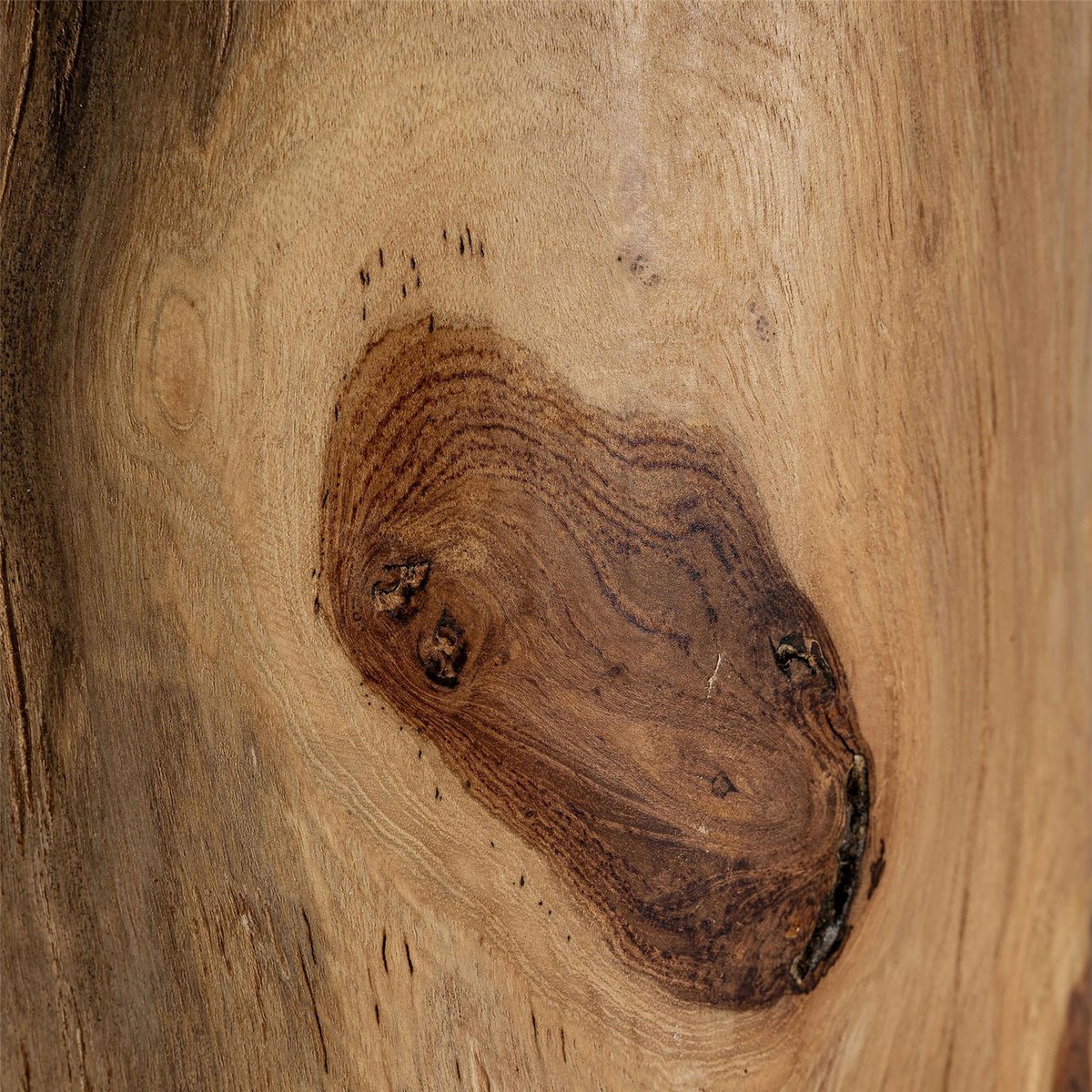 Table d'appoint en bois de suar marron bois naturel, RECOLLECTION