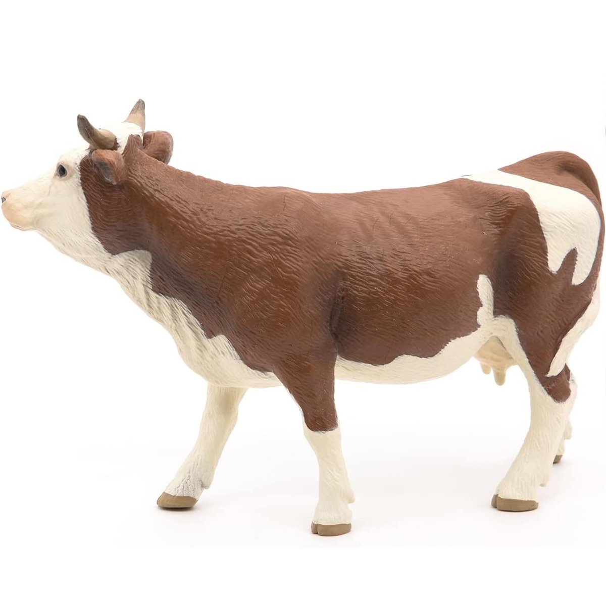 Figurine vache Simmental marron, PAPO