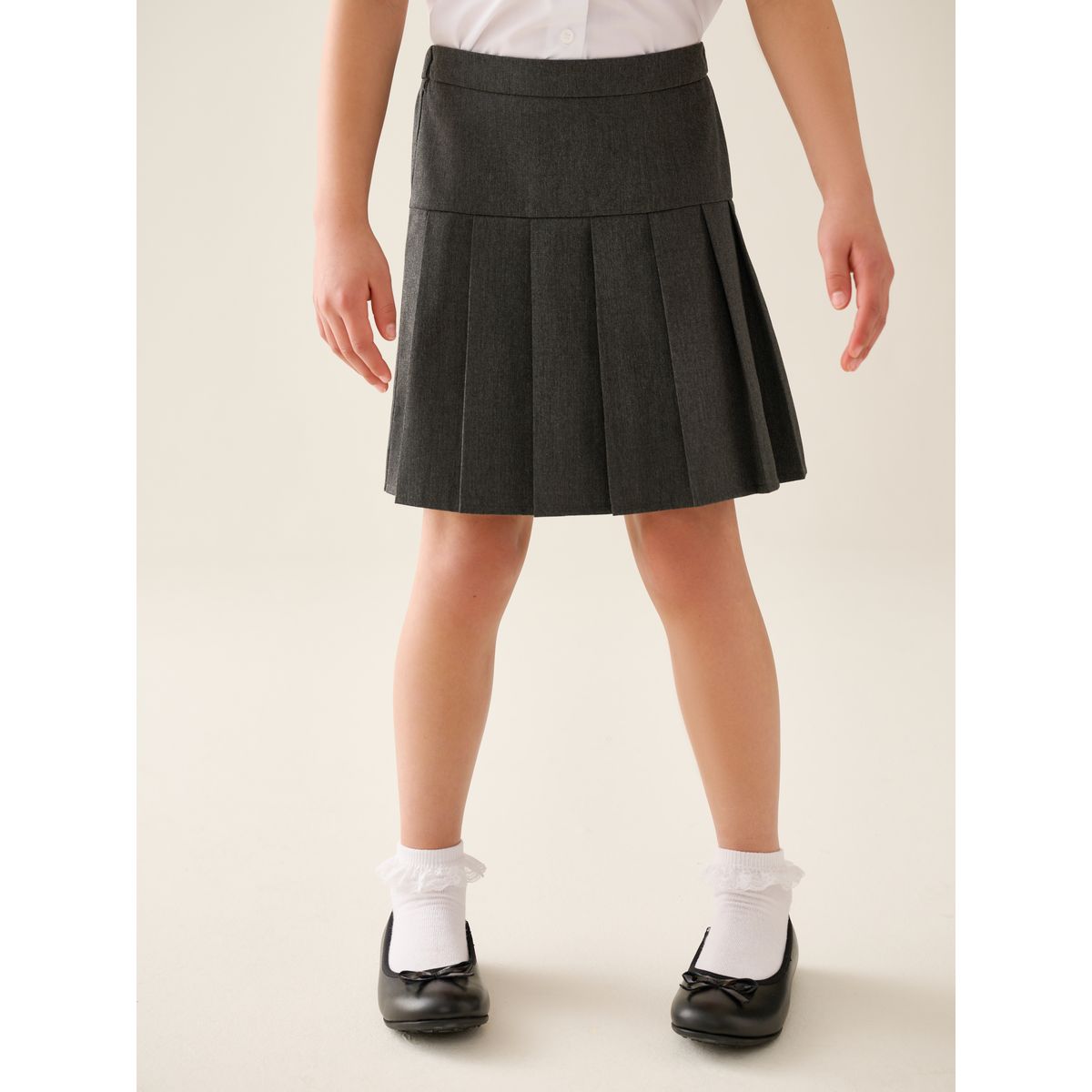 Jupe-short plissée pour l'école gris, NEXT