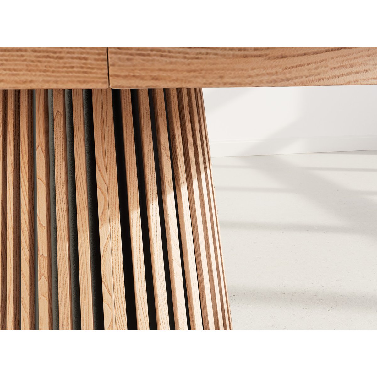 Table à manger ronde extensible bois 6-10pl, FREYA bois, BEST MOBILIER