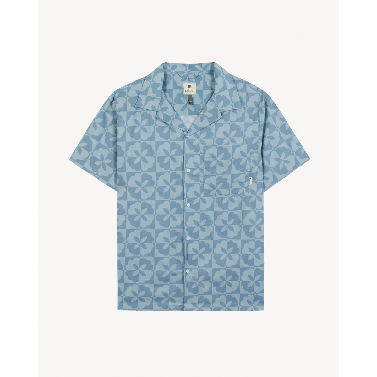 Chemise PAIOLIVE bleu moyen, FAGUO