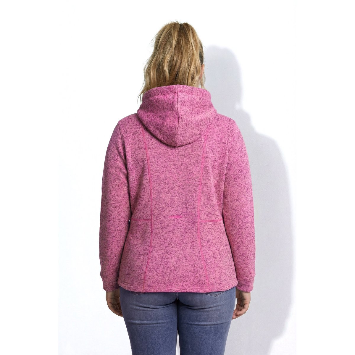 Veste en maille polaire rose clair, ULLA POPKEN
