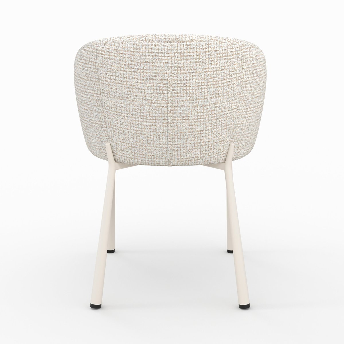 Chaises Danaë en tissu - DANAË écru, MAISON PAVANE