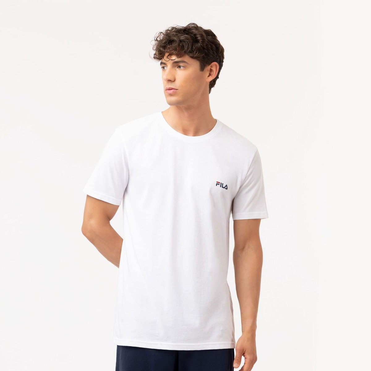 T-shirt en coton blanc, FILA
