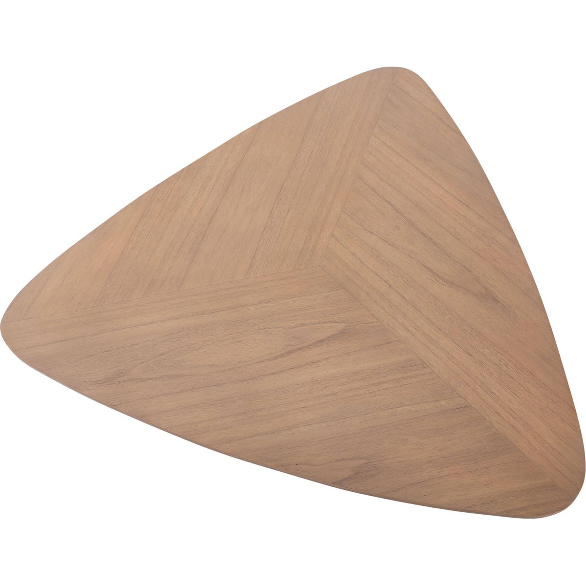 Table basse triangulaire en bois de cèdre bois clair naturel, RECOLLECTION