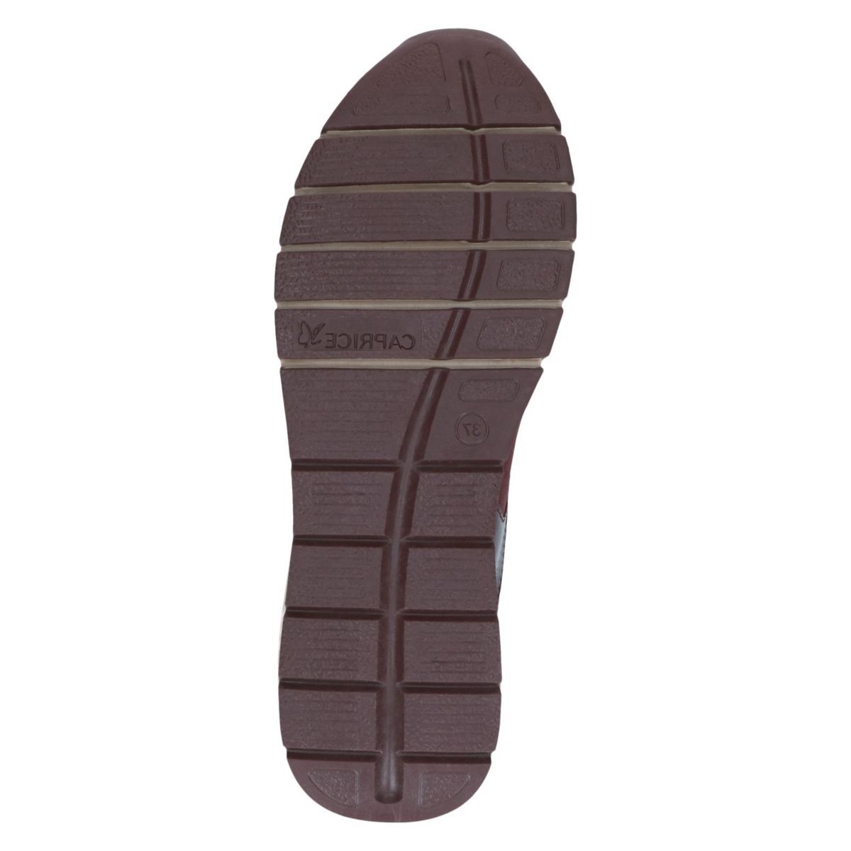 Basket en cuir violet violet raisin, CAPRICE