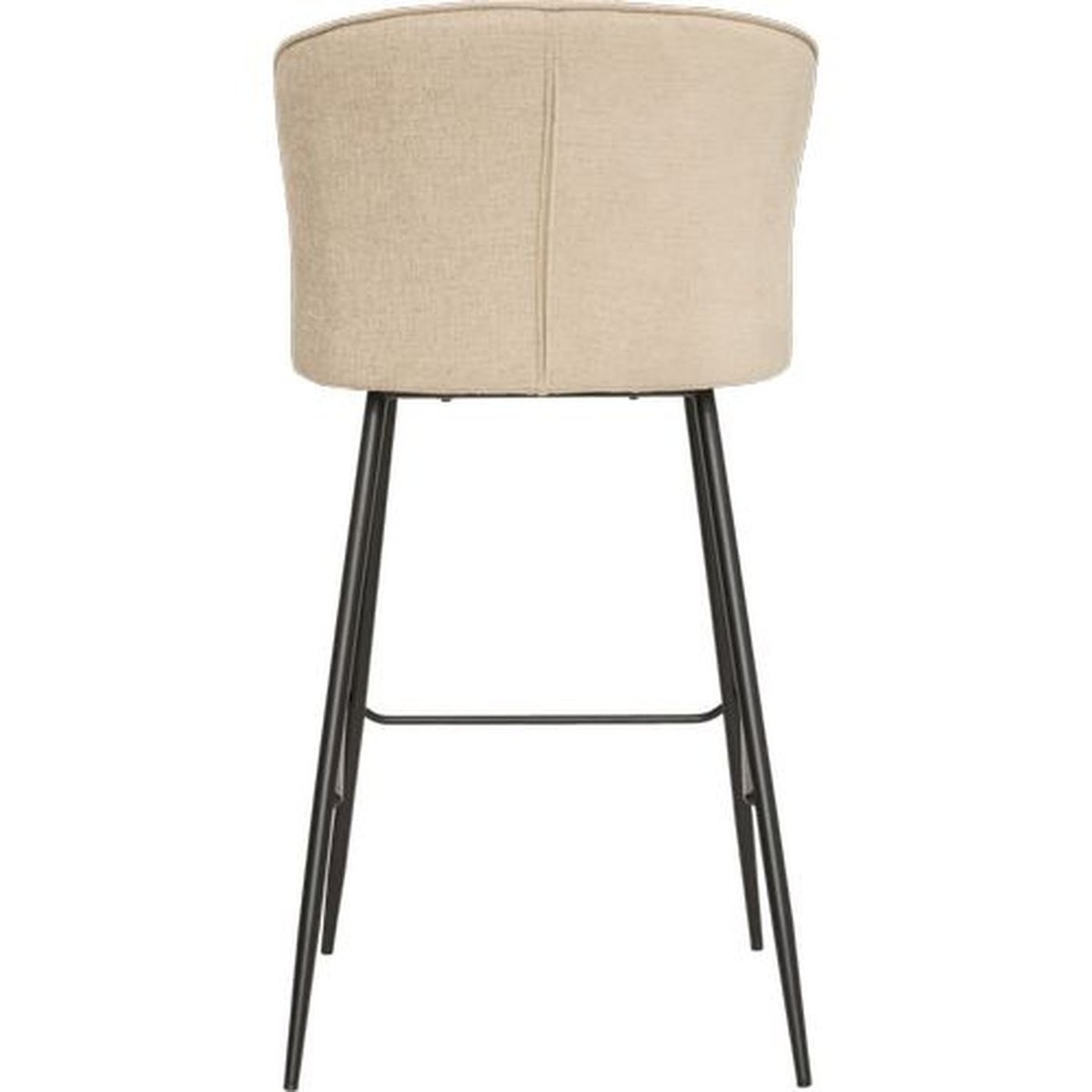 Lot de 2 tabourets de bar JASNY beige, TOILINUX