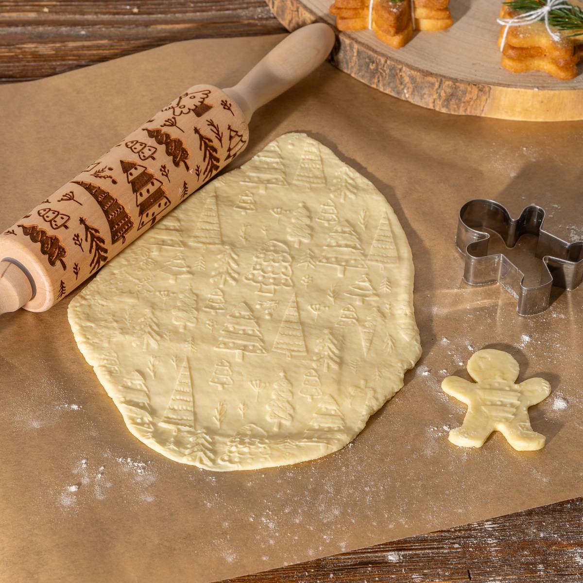 Rouleau à patisserie NOEL modèle a, 5FIVE SIMPLY SMART