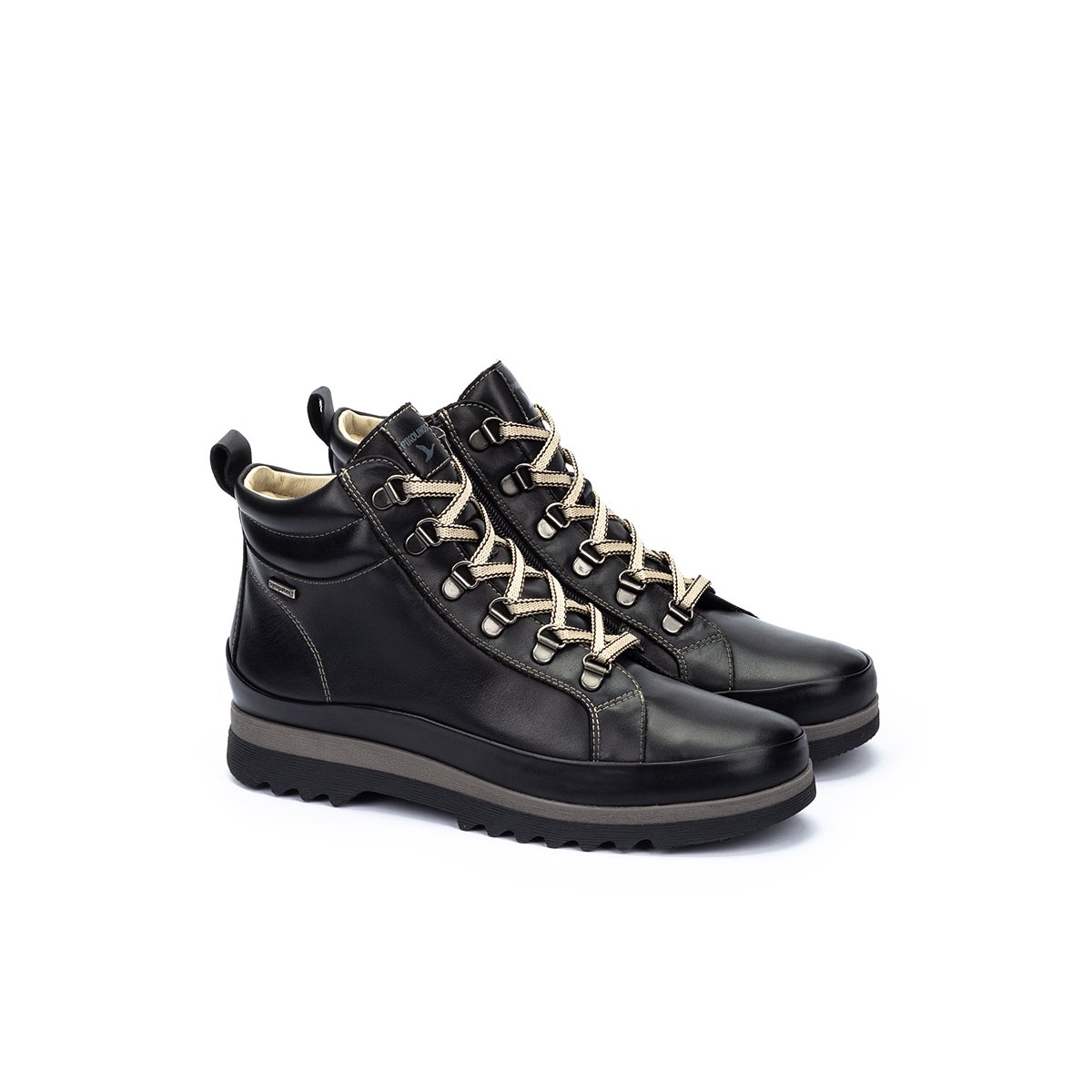 Baskets cuir Vigo black, PIKOLINOS