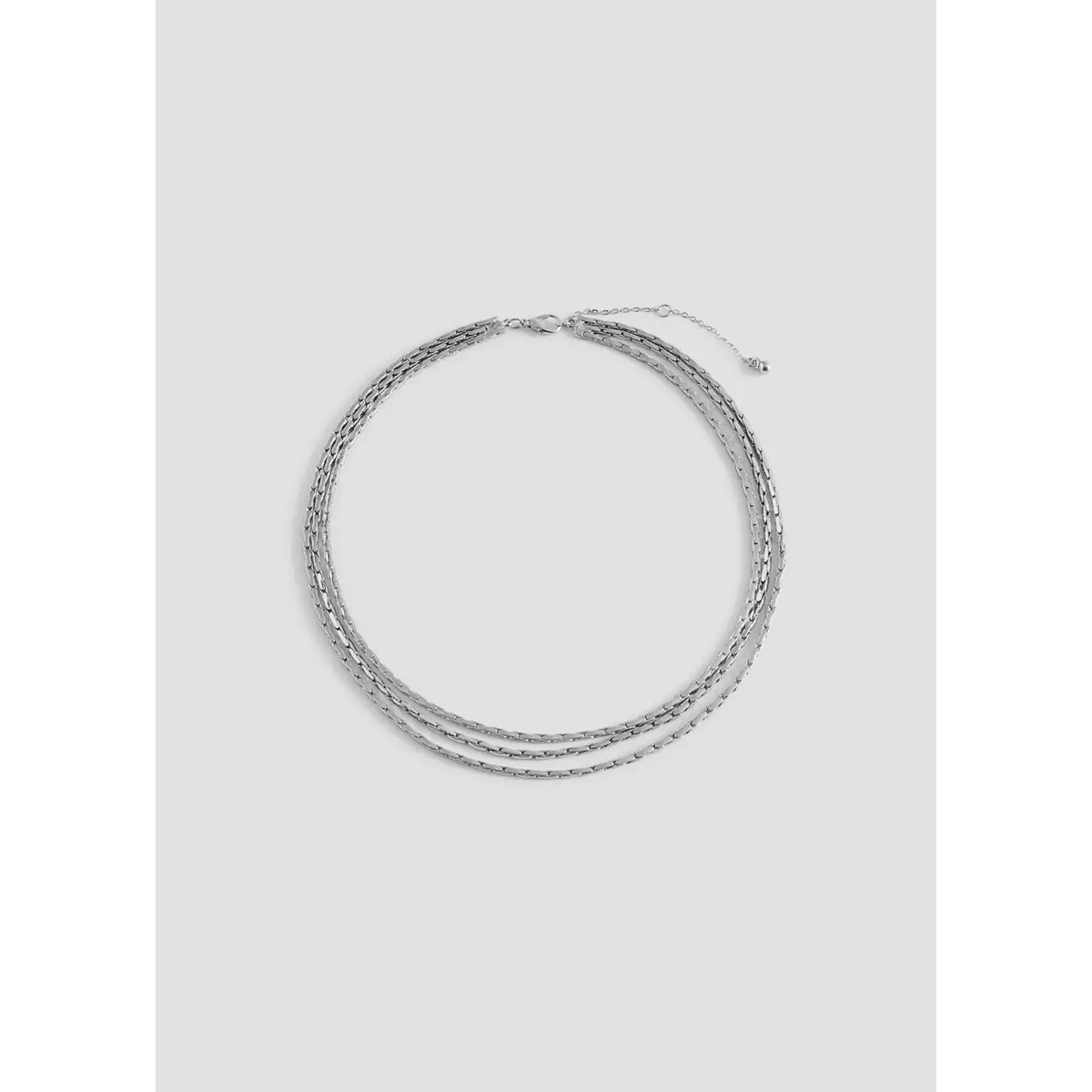 Collier chaînes fines argent, MANGO TEEN