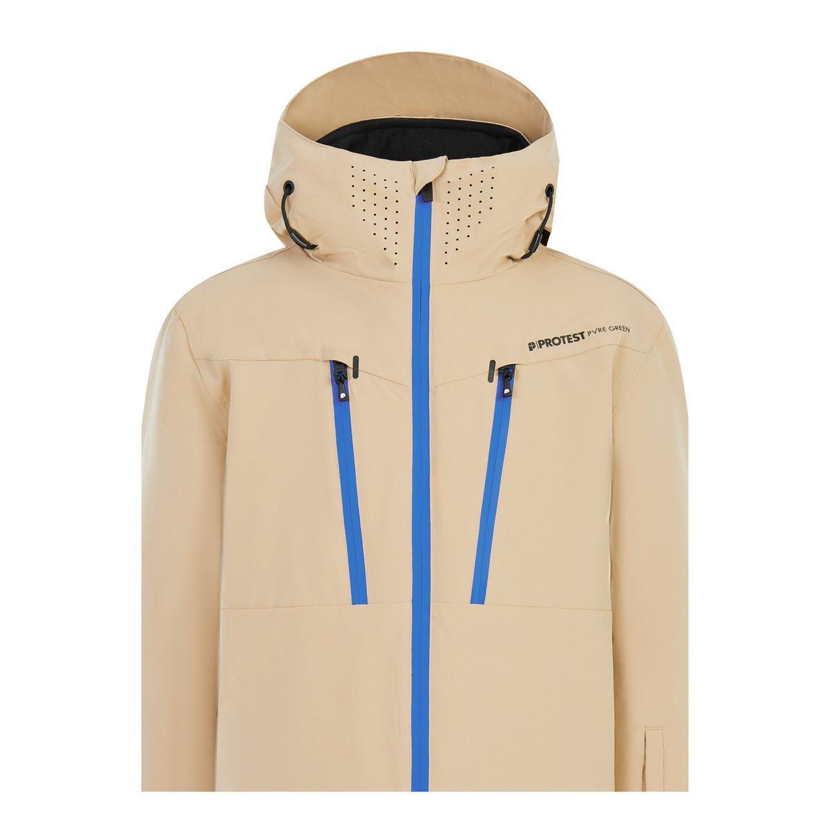 Veste de ski et de snowboard PRTWIXAN JR bamboobeige, PROTEST