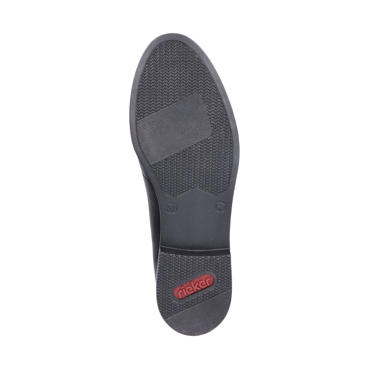 Mocassin Cuir Turin noir, RIEKER