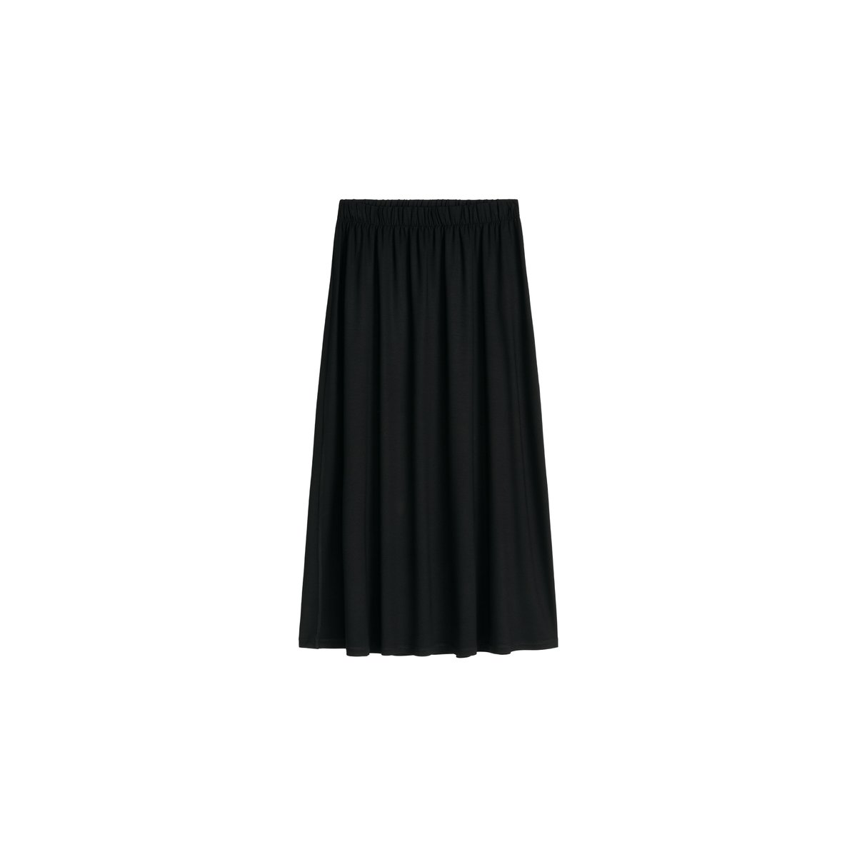 Jupe évasée en jersey en LENZING™ ECOVERO™ noir, MARC O’POLO DENIM
