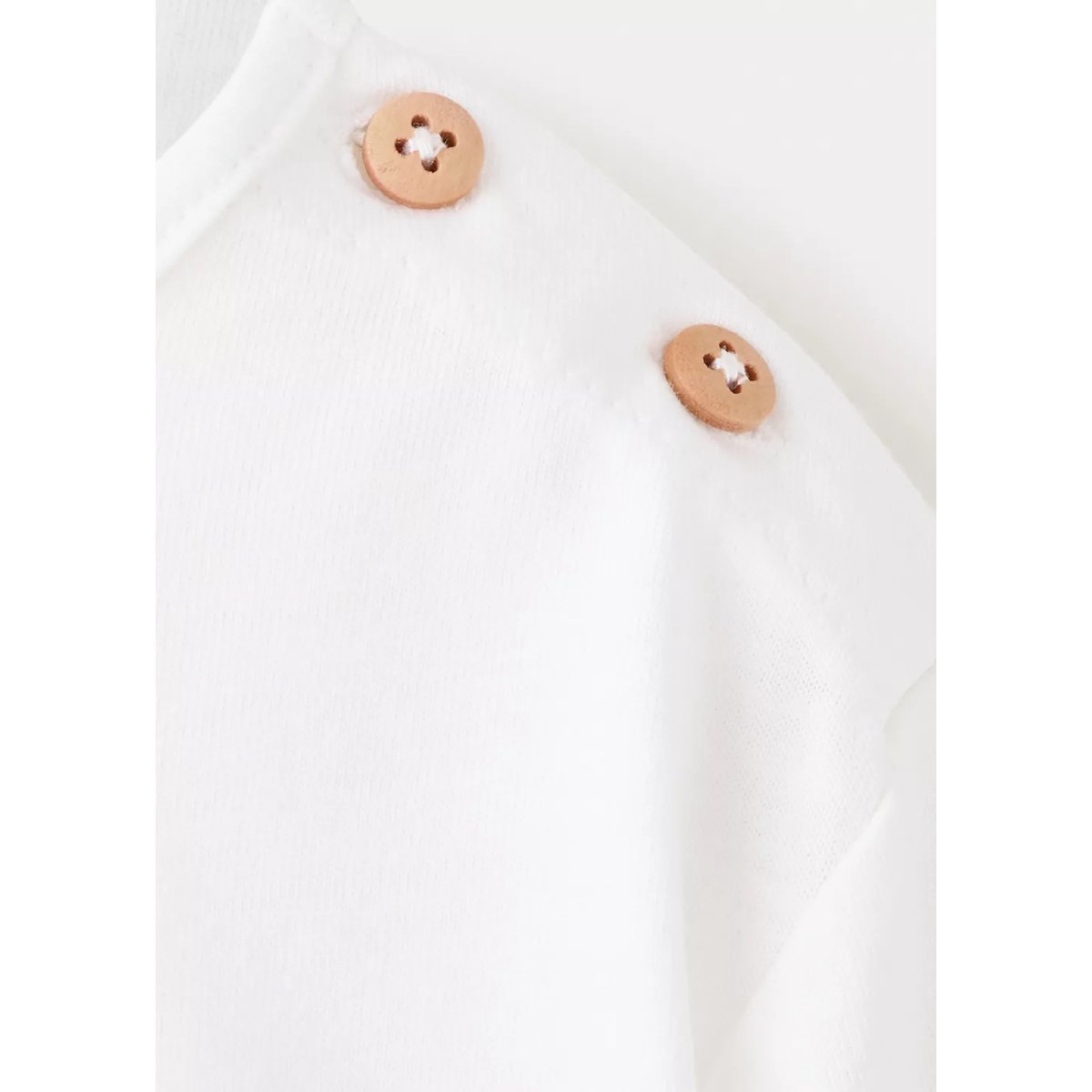 T-shirt détail imprimé blanc cassé, MANGO BABY